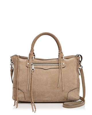 Rebecca minkoff regan nubuck satchel on sale