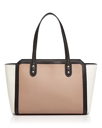 Ivanka Trump Soho Top Zip Color Block Leather Tote Bloomingdale S,Jared Kushner Arabella Rose Kushner