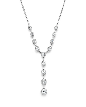 Diamond Y Necklace in 14K White Gold,.50 ct. t.w. - 100% Exclusive