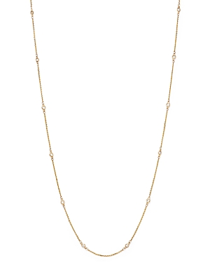 Diamond Station Necklace in 14K Yellow Gold,.30 ct. t.w. - 100% Exclusive
