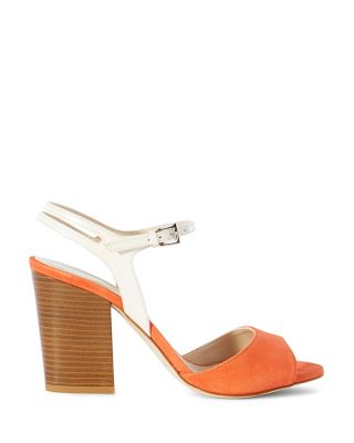 karen millen block heel sandals