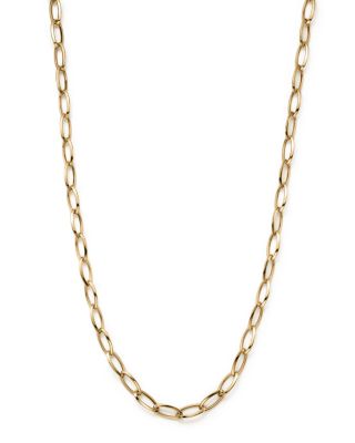 roberto coin gold link necklace