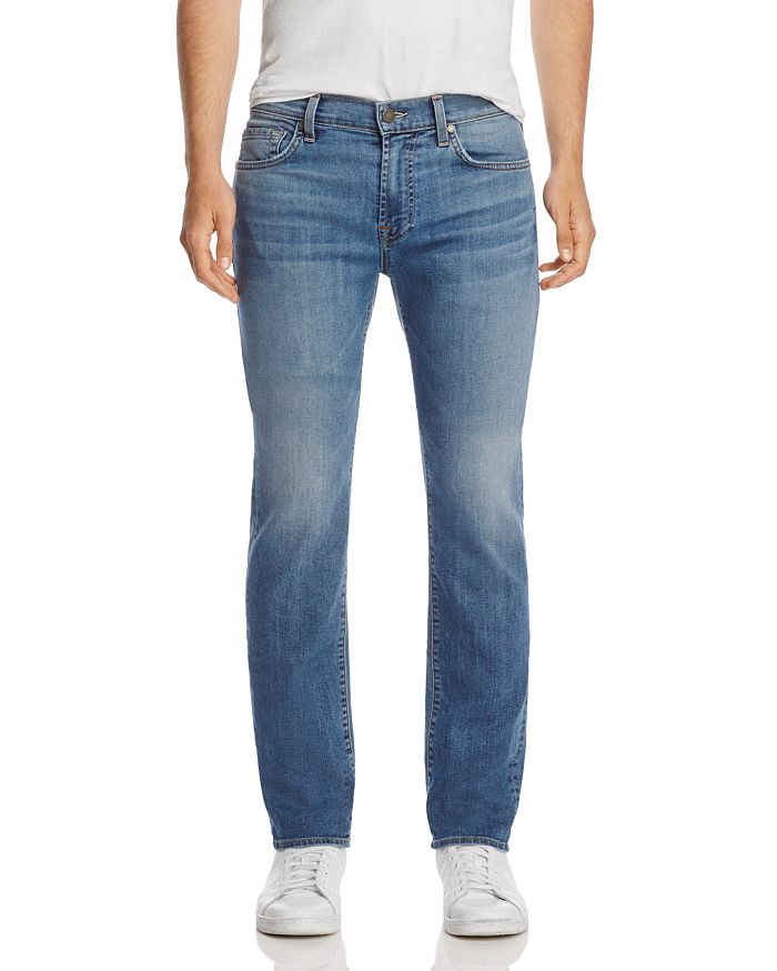 7 FOR ALL MANKIND AIRWEFT DENIM SLIM FIT JEANS IN AMALFI COAST,ATA511834A