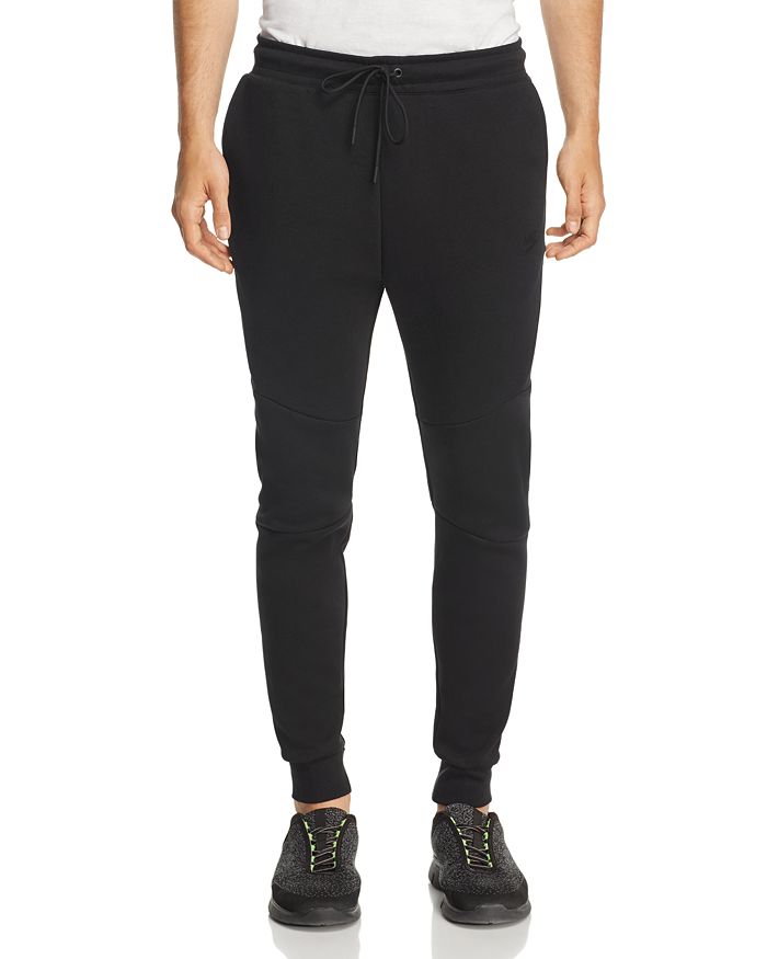 Nike Tech Fleece Jogger Pants In Dark Gray/black