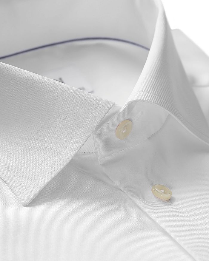 Shop Eton Contemporary Fit Signature Twill Dress Shirt In White