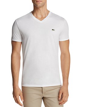 Lacoste Homme Classic Fit Cotton V Neck Tee 