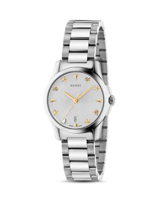 silver gucci watches for women