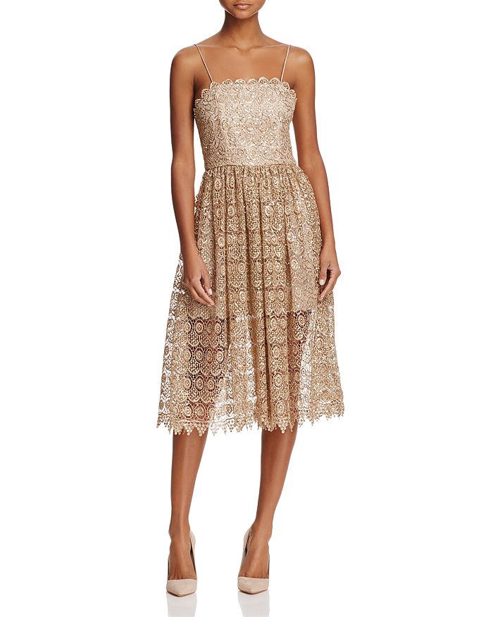 Alice and Olivia Alice + Olivia Alma Embroidered Lace Party Dress ...