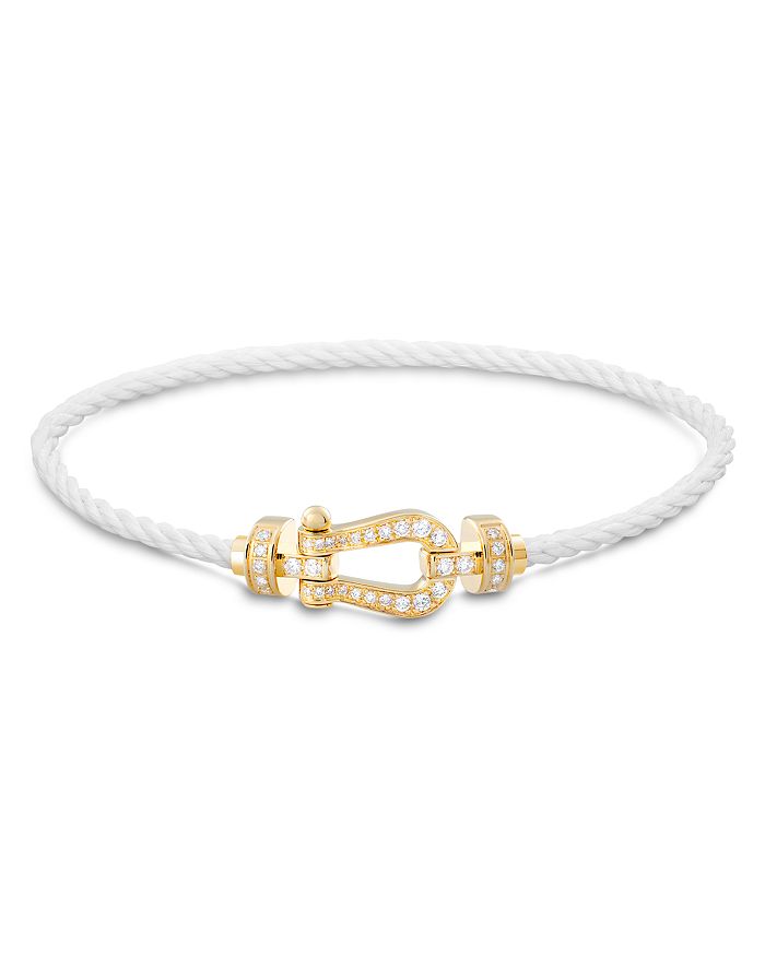 Fred Paris Force 10 Triple Nautical Cable Necklace in 18 kt Yellow