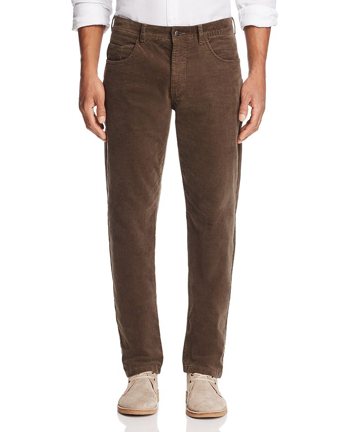 The Men's Store At Bloomingdale's Corduroy Tailored Fit Pants - 100% Exclusive In Dark Taupe