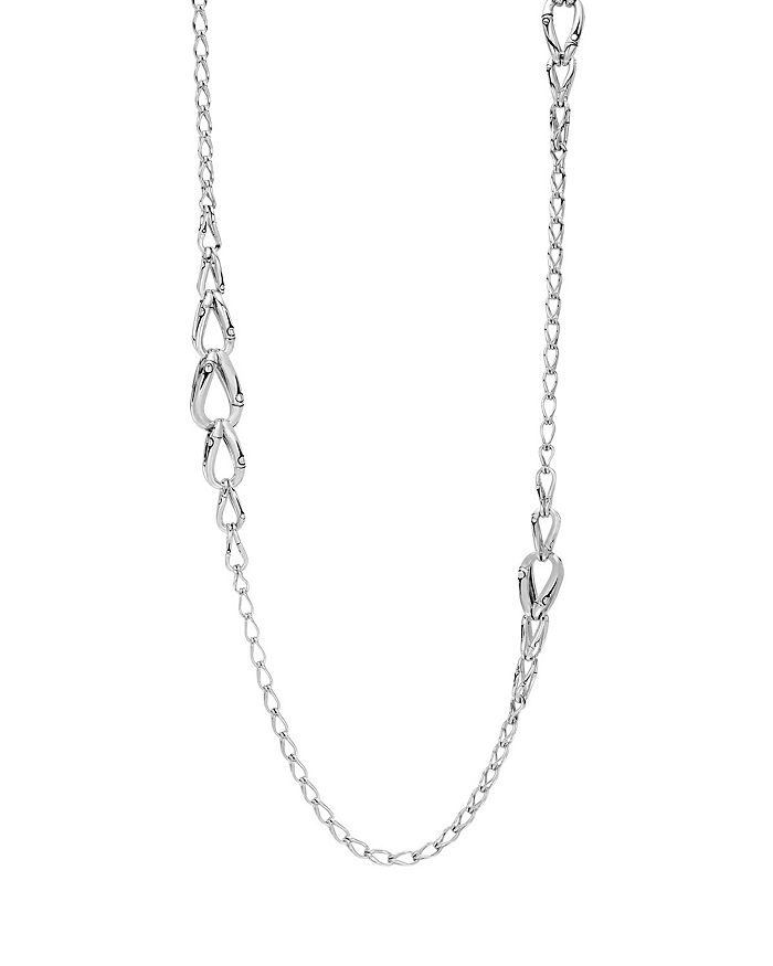 JOHN HARDY STERLING SILVER BAMBOO LOOP NECKLACE, 36,NB5984X36
