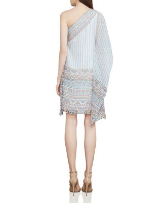 sachin and babi light blue dress BCBGMAXAZRIA Ruffled Chiffon Halterneck Gown main image 0