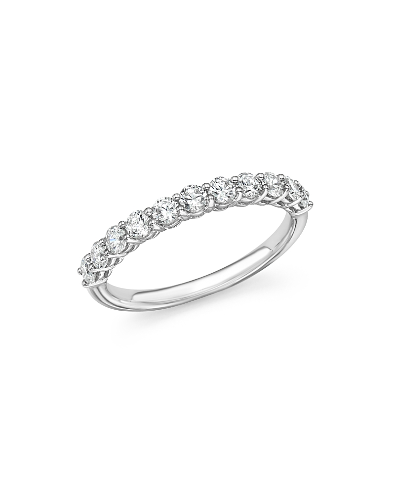 Diamond Band in 14K White Gold, .75 tcw