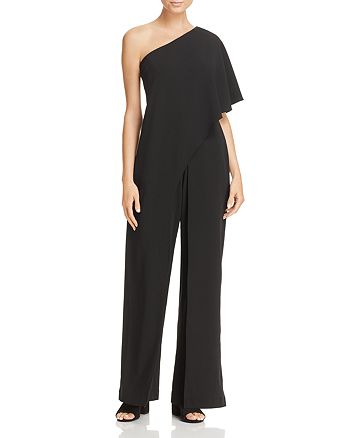 Adrianna Papell One-Shoulder Jumpsuit | Bloomingdale's