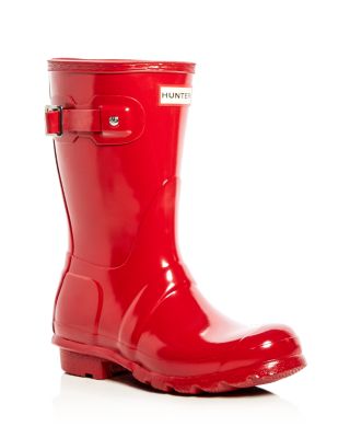 glossy rain boots