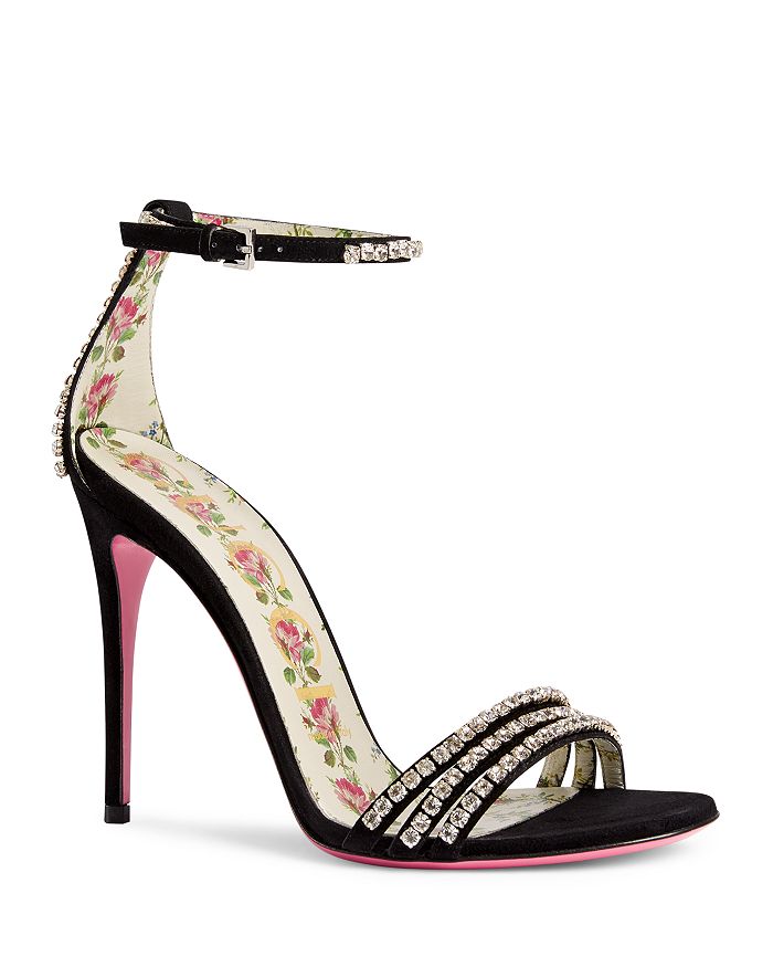 Gucci Ilse Embellished Ankle Strap Sandals | Bloomingdale's