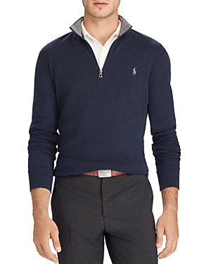 Polo Ralph Lauren Luxury Jersey Pullover In Aviator Navy