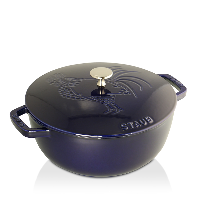 Staub 3.75-Quart Essential French Oven, Rooster Lid