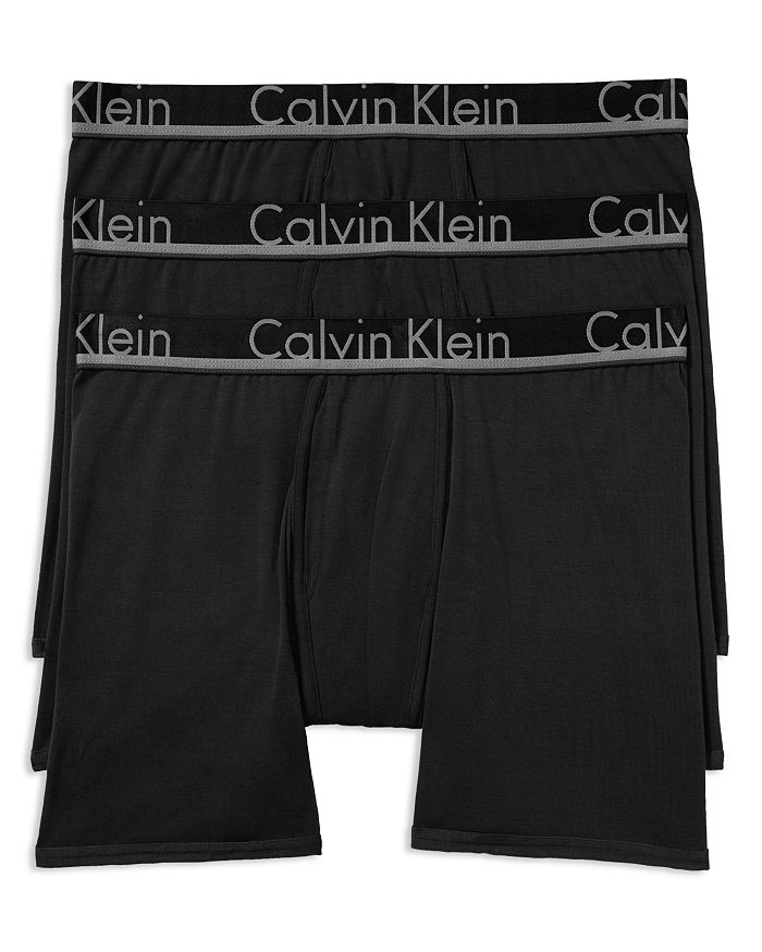 Calvin Klein Boxer Brief, Pack Of 3 In Army Dust/black