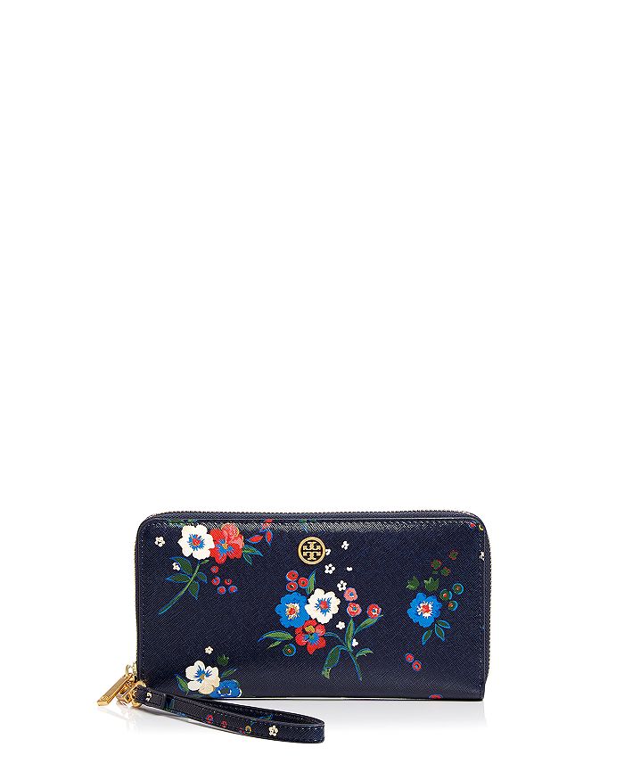 Tory Burch Parker Floral Print Zip Continental Wallet Bloomingdale s