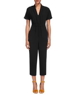 Whistles Mercy V-Neck Cropped Jumpsuit | Bloomingdale's
