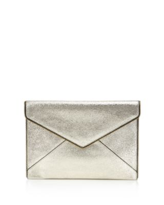 Rebecca Minkoff - Leo Crackle Leather Clutch