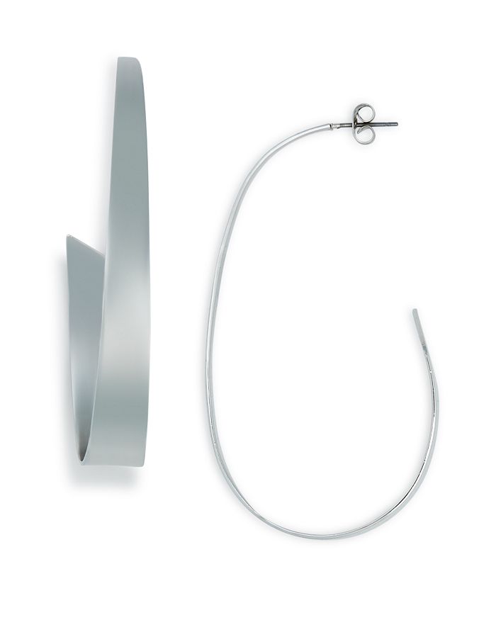 Argento Vivo - Thick Glossy J Hoop Earrings
