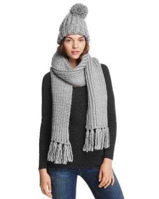 Barbour Chunky Pom-Pom Beanie \u0026 Scarf 