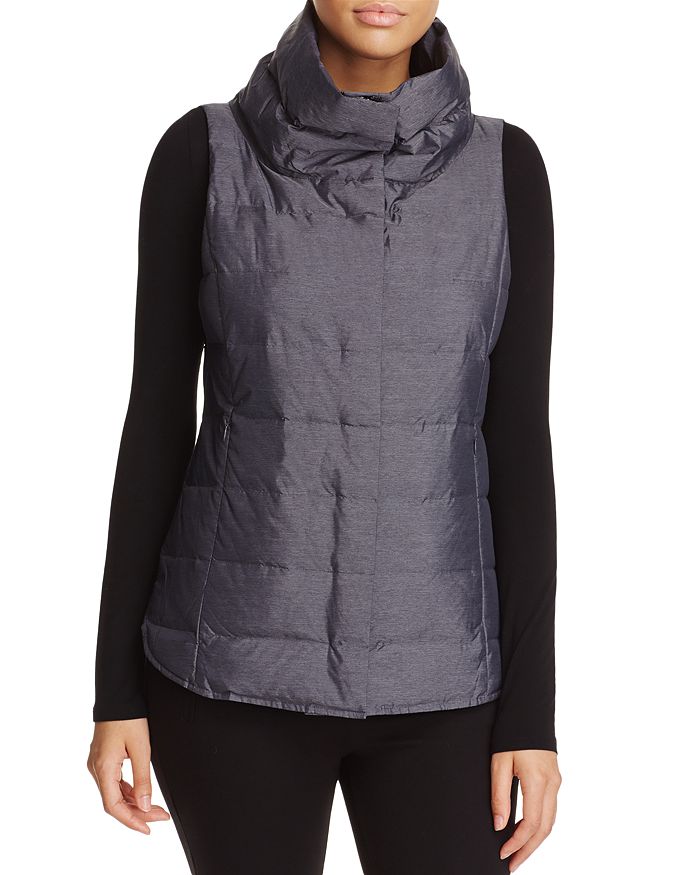 Eileen Fisher Funnel Neck Puffer Vest Bloomingdale s