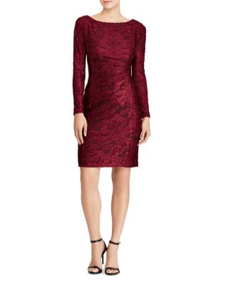 ralph lauren burnout velvet dress