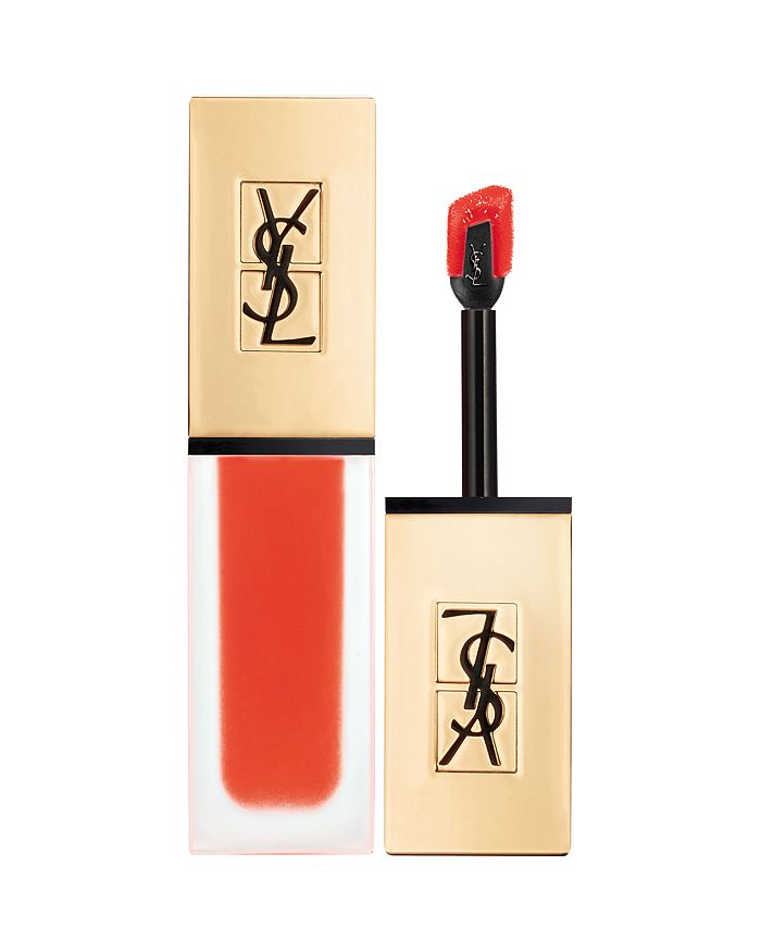 Saint Laurent Tatouage Couture Liquid Matte Lip Stain In 17 Unconventional Coral