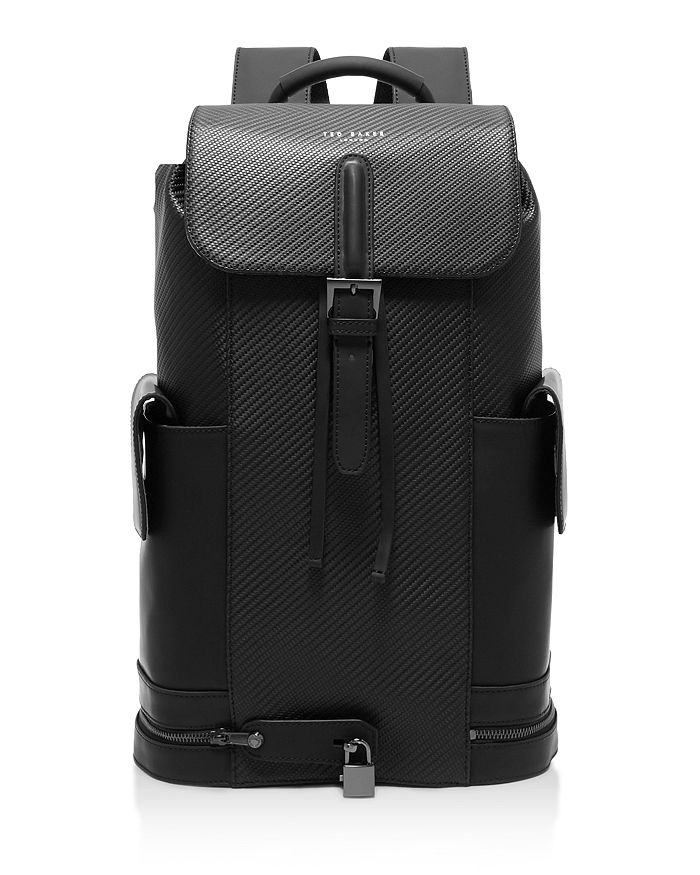 Leather backpack ted baker top