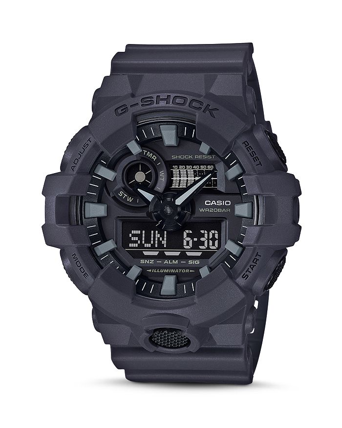 G-shock Watch, 53.4mm In Grey