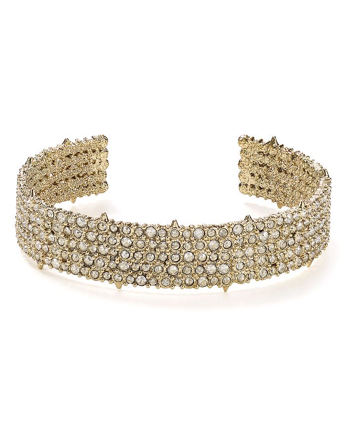 ALEXIS BITTAR CRYSTAL PAVE ACCENT CUFF,AB71B075