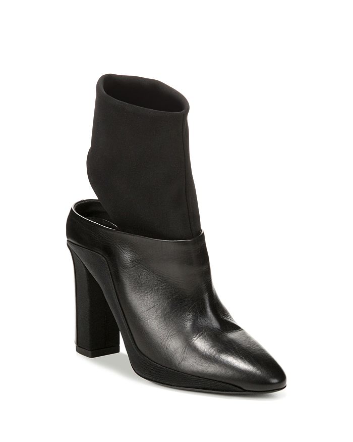 Via Spiga Women s Agyness Mixed Media Booties Bloomingdale s