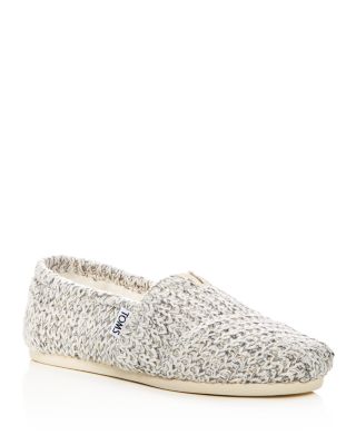 toms birch sweater knit slippers