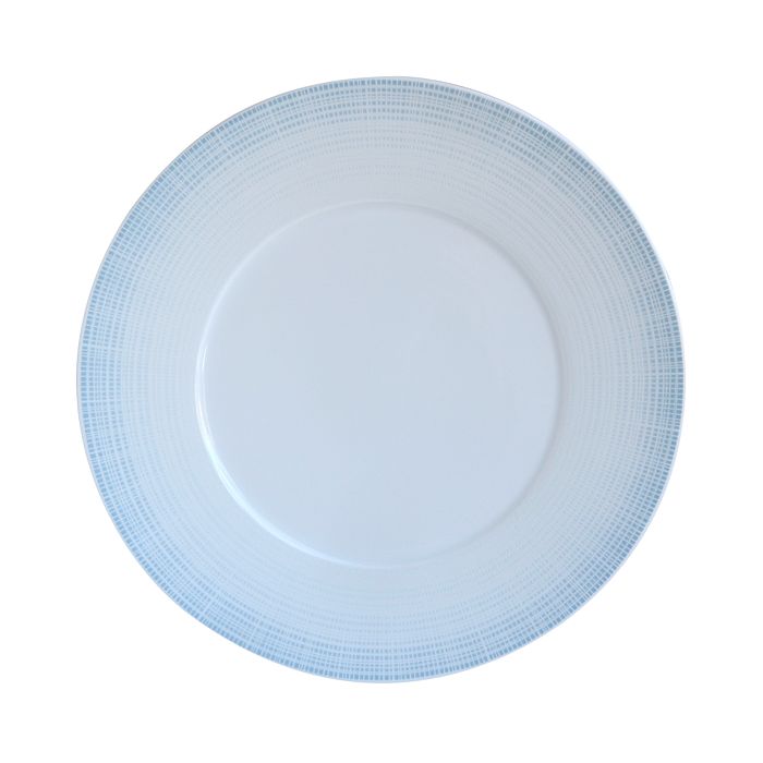 Bernardaud Saphir Bleu Dinner Plate In White