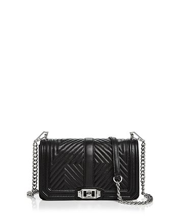 Rebecca Minkoff Love Geo Quilted Leather Crossbody | Bloomingdale's