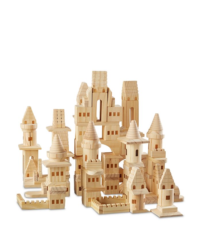 FAO Schwarz Bloomingdale\'s Castle Ages 4+ Set - Wooden Blocks, 150-Piece 