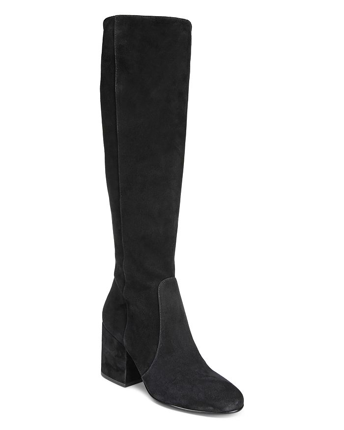 Sam Edelman Women s Thora Suede Tall Block Heel Boots Bloomingdale s