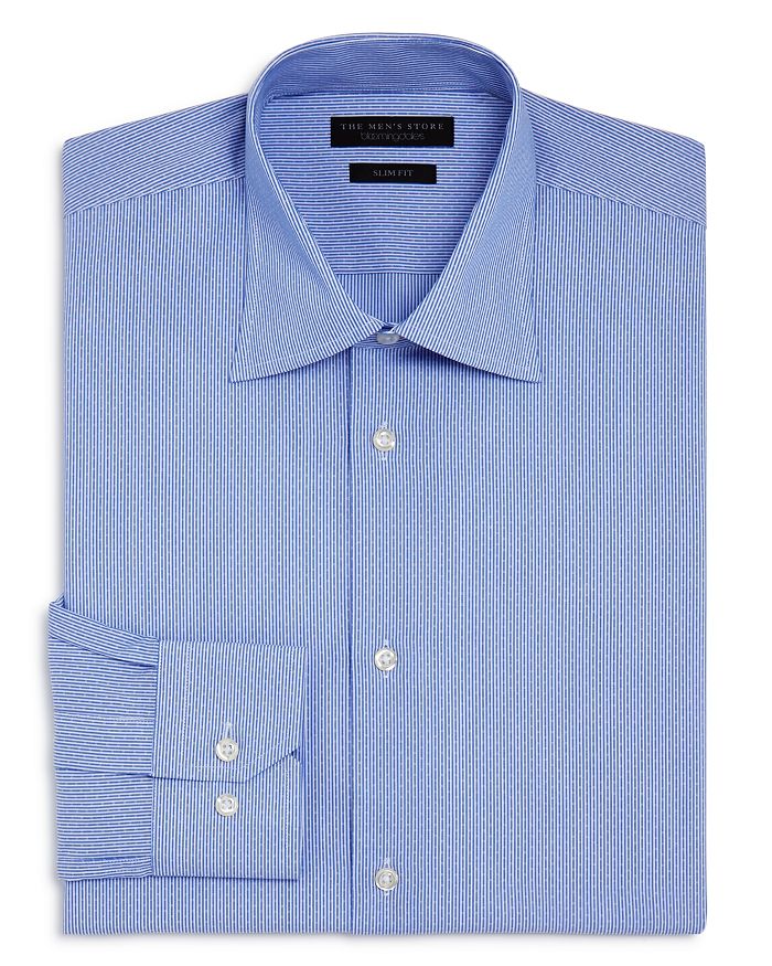 The Men S Store At Bloomingdale S Dobby Stripe Slim Fit Dress