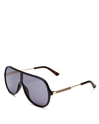 gucci oversized shield sunglasses