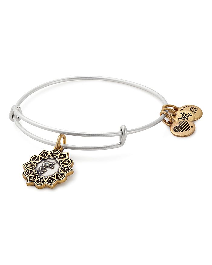 Alex and Ani Two Tone Zodiac Expandable Wire Bangle Bloomingdale s
