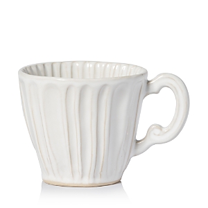 Vietri Incanto Stone White Stripe Mug