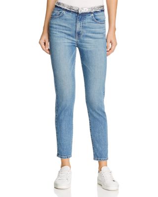 IRO.JEANS Jones Sequin-Waist Skinny 