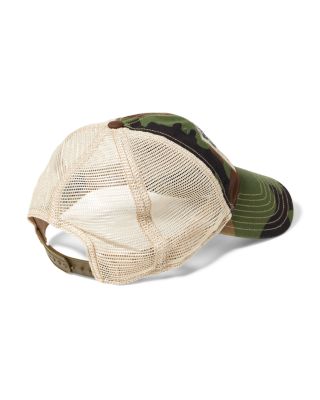 【関税込み】POLO RALPH LAUREN Camouflage trucker hat Camo-Print Twill Trucker Hat