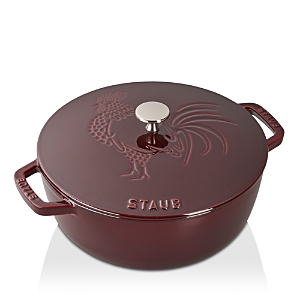 Staub 3.75-Quart Essential French Oven, Rooster Lid