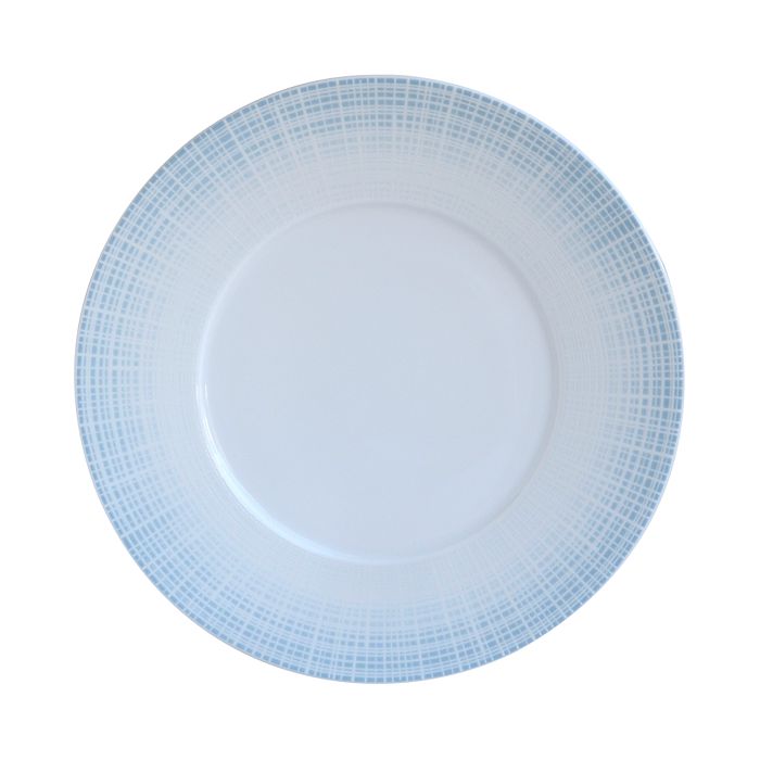 Shop Bernardaud Saphir Bleu Salad Plate In White