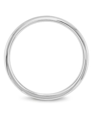 Men's 2mm Comfort Fit Band Ring in 14K White Gold 