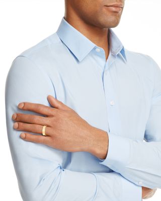 Men's 6mm Lightweight Flat Band Ring in 14K Yellow Gold 